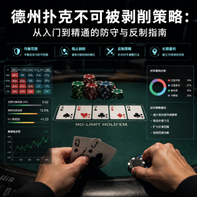 德州扑克不可被剥削策略:从入门到精通的防守与反制指南