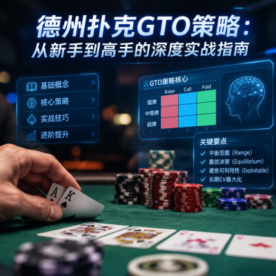 德州扑克GTO策略:从新手到高手的深度实战指南