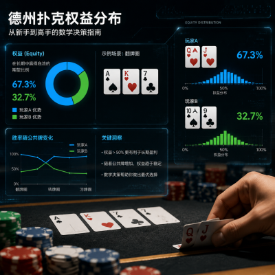 德州扑克权益分布:从新手到高手的数学决策指南
