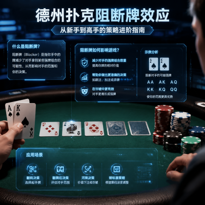 德州扑克阻断牌效应:从新手到高手的策略进阶指南