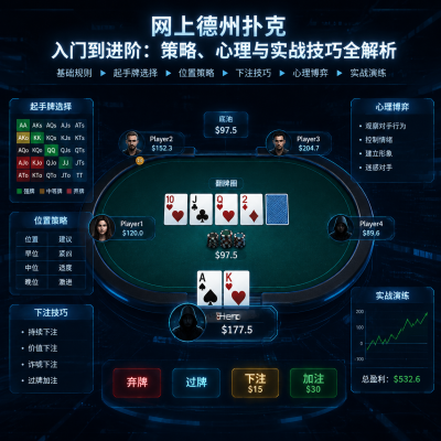 网上德州扑克入门到进阶：策略、心理与实战技巧全解析